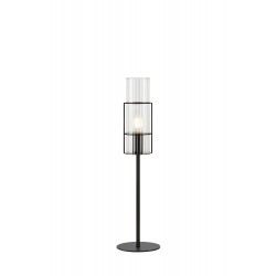 Markslojd TUBO Stołowa 1L 50cm Czarny/Transparentny 108555