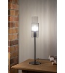 Scandinavian style table lamps - Markslojd TUBO Table 1L 50cm Black/Transparent 108555 - product 2