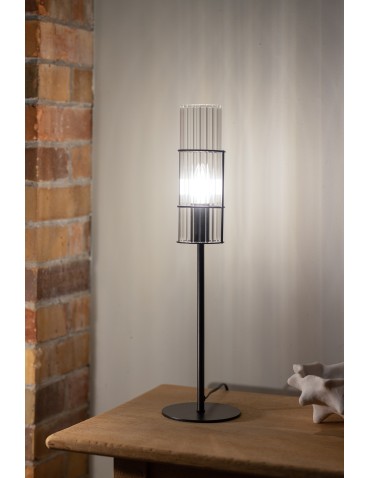 Markslojd TUBO Stołowa 1L 50cm Czarny/Transparentny 108555 - produkt 2