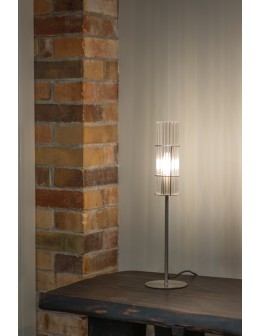 Markslojd TUBO Table 1L 50cm Satin Nickel/Transparent 108557 - product 2