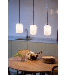 Pendant lamps on a strip - Markslojd CAVA Hanging 3L Line Black/White 108563 - product 2