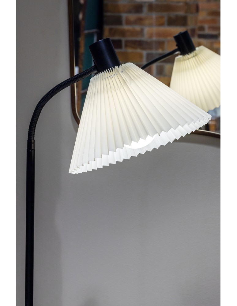 Floor lamps for reading - Markslojd MIRA Floor 1L Black/White Broken 108568 - product kolory-swiatla.pl 3