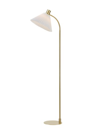 Markslojd MIRA Floor 1L Brushed Brass/White 108569