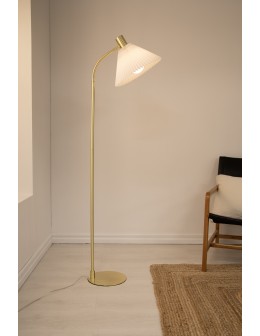 Markslojd MIRA Floor 1L Brushed Brass/White 108569 - product 2