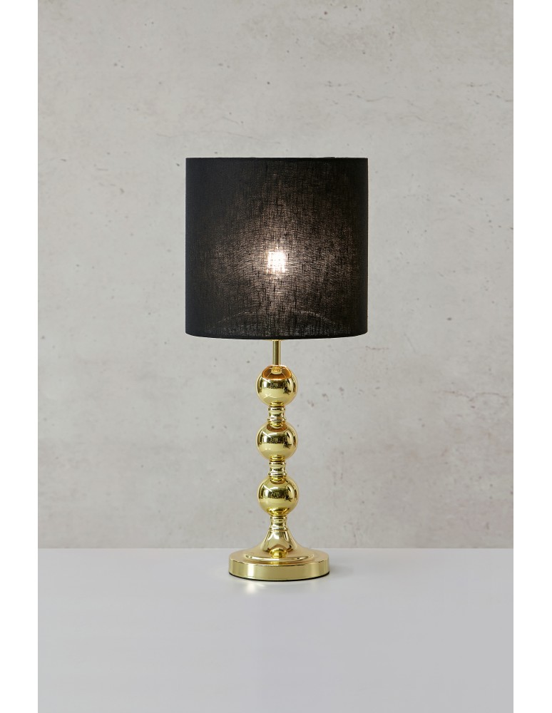 Classic table lamps - Markslojd OCTO Table 1L Brass/Black 108574 - product kolory-swiatla.pl 2