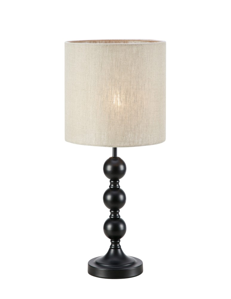 Classic table lamps - Markslojd OCTO Table 1L Black/Sand 108575 - product kolory-swiatla.pl 1