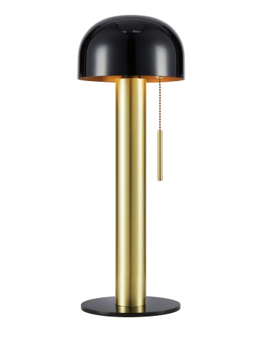 Markslojd COSTA Table 1L Black/Brushed Brass 108576