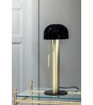 Scandinavian style table lamps - Markslojd COSTA Table 1L Black/Brushed Brass 108576 - product 2