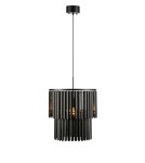 Boho pendant lamps - Markslojd VIENTO Pendant 1L Matte Black 108581 - product 1