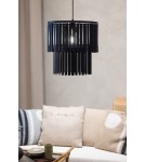 Boho pendant lamps - Markslojd VIENTO Pendant 1L Matte Black 108581 - product 3