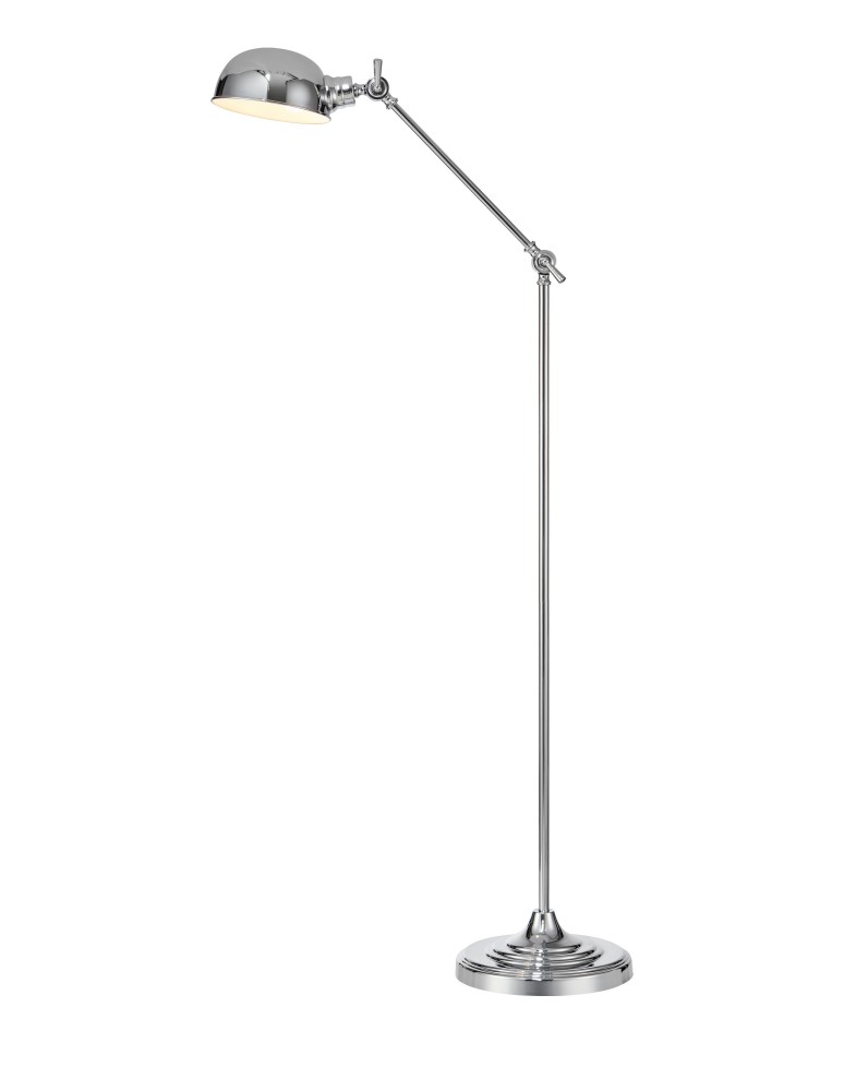 Broken floor lamps - Markslojd PORTLAND Floor 1L Chrome 108585 - product kolory-swiatla.pl 1