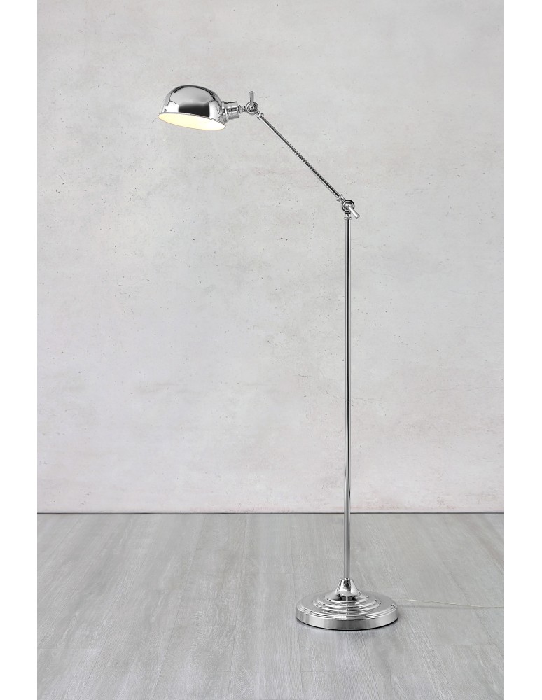 Broken floor lamps - Markslojd PORTLAND Floor 1L Chrome 108585 - product kolory-swiatla.pl 3