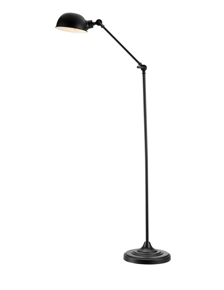 Broken floor lamps - Markslojd PORTLAND Floor 1L Black 108586 - product kolory-swiatla.pl 1