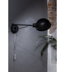 Cantilever wall lamps - Markslojd PORTLAND Wall mounted 1L Black 108587 - product 3