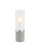 Scandinavian style table lamps - Markslojd MOLO Table 1L 30cm Grey/Frosted 108594 - product 1