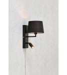 Wall lamps for bedrooms - Markslojd COMO Wall Mounted 2L Black 108595 - product 2