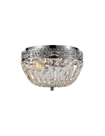Markslojd ETIENNE Ceiling 2L IP21 Chrome/MC 108599