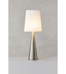 Scandinavian style table lamps - Markslojd CONUS Table 1L Satin Nickel/Broken White 108624 - product 3