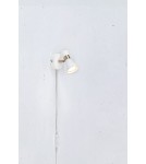 Scandinavian style wall lamps - Markslojd FOLIE Wall Mounted 1L White/Satin Nickel 108627 - product 2