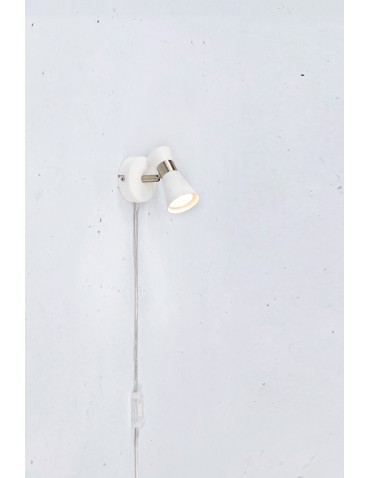 Markslojd FOLIE Wall Mounted 1L White/Satin Nickel 108627 - product 2