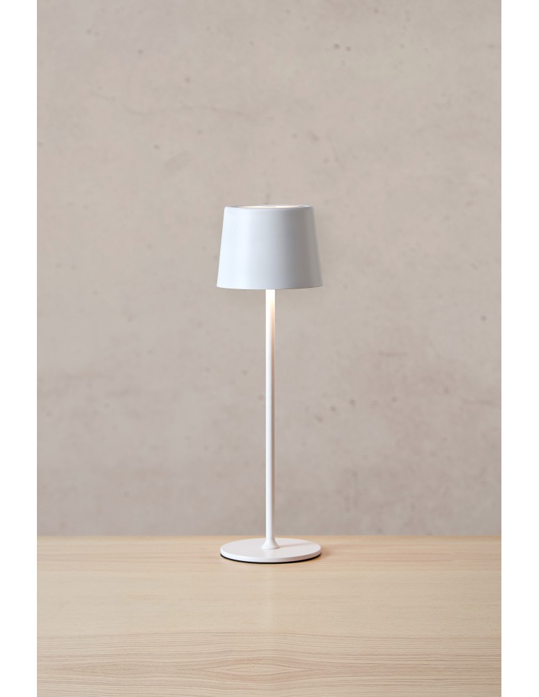 Portable garden lamps - Markslojd FIORE Rechargeable/Rechargeable Table Top Matte White IP44 108654 - product kolory-swiatla.pl 2