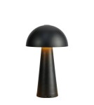 Portable garden lamps - Markslojd FUNGI Rechargeable/Rechargeable Table Black Matte IP44 108655 - product 1