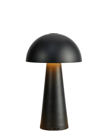 Markslojd FUNGI Rechargeable/Rechargeable Table Black Matte IP44 108655