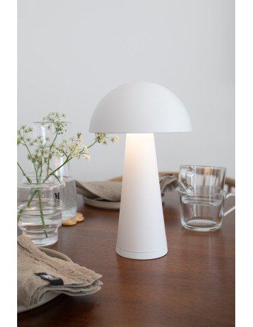 Markslojd FUNGI Rechargeable/Rechargeable Table Lamp White Matte IP44 108656 - product 2