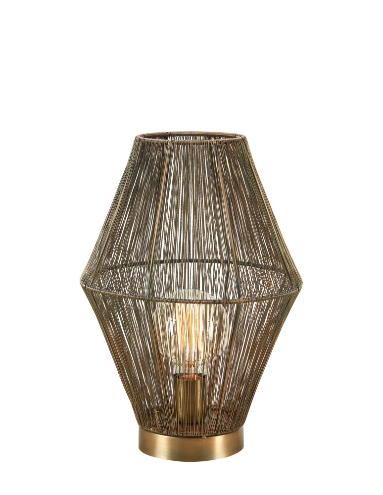 Scandinavian style table lamps - Markslojd CASA Table 1L Antique Brass 108665 - product kolory-swiatla.pl 1