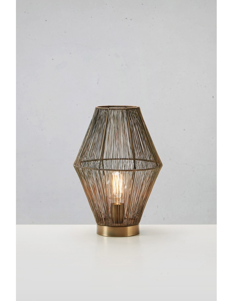 Scandinavian style table lamps - Markslojd CASA Table 1L Antique Brass 108665 - product kolory-swiatla.pl 2