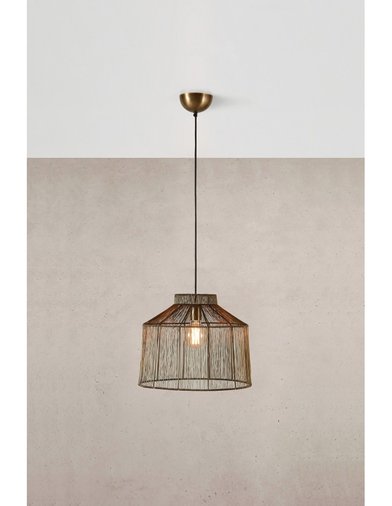Boho pendant lamps - Markslojd CAPANNA Hanging 1L Antique Brass 108667 - product kolory-swiatla.pl 2