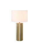 Scandinavian style table lamps - Markslojd HASHIRA Table 1L Antique Brass/Broken White 108669 - product 1
