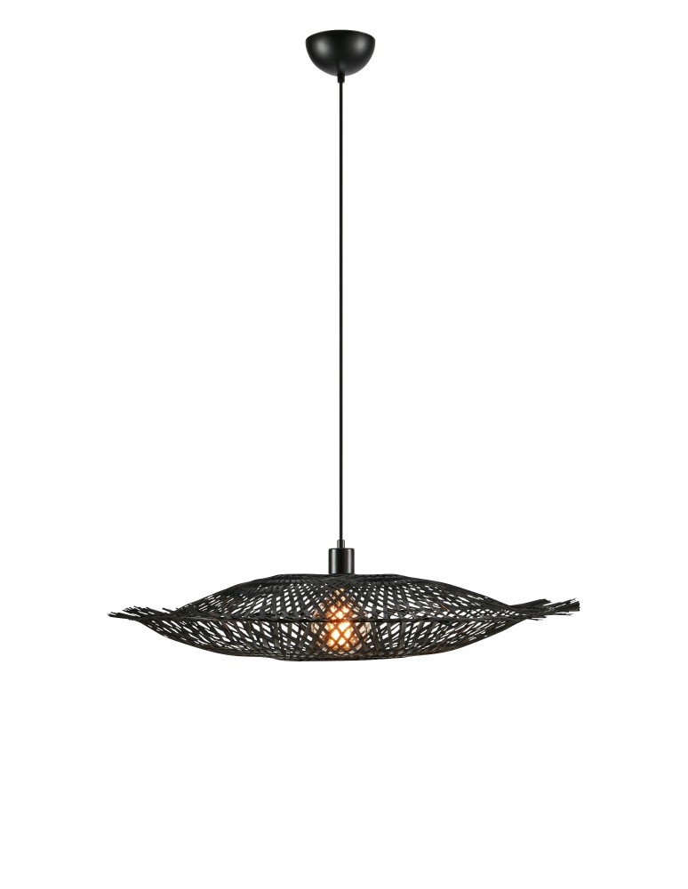 Boho pendant lamps - Markslojd KUMO Hanging 1L 75cm Matte Black 108671 - product kolory-swiatla.pl 1