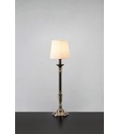 Table lamps with lampshade - Markslojd GENT Table 1L Steel/Black/White Broken 108680 - product 2