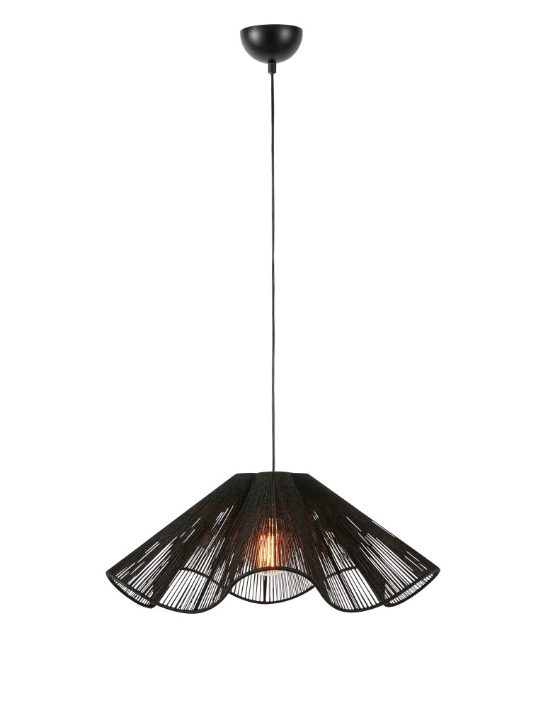Boho pendant lamps - Markslojd NAMI Pendant 1L Black 108682 - product kolory-swiatla.pl 1