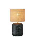 Scandinavian style table lamps - Markslojd MONTAGNA Table 1L 32cm Black/Natural 108683 - product 1