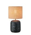 Scandinavian style table lamps - Markslojd MONTAGNA Table 1L 45cm Black/Natural 108684 - product 1