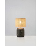 Scandinavian style table lamps - Markslojd MONTAGNA Table 1L 45cm Black/Natural 108684 - product 2