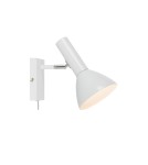 Scandinavian style wall lamps - Markslojd METRO Wall Mount 1L Shiny White 108689 - product 1
