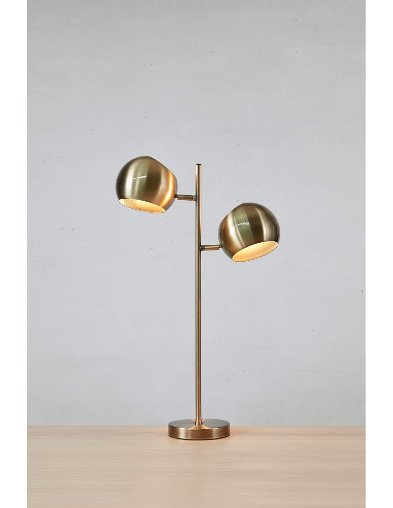 Modern table lamps - Markslojd EDGAR Table 2L Antique 108692 - product kolory-swiatla.pl 2