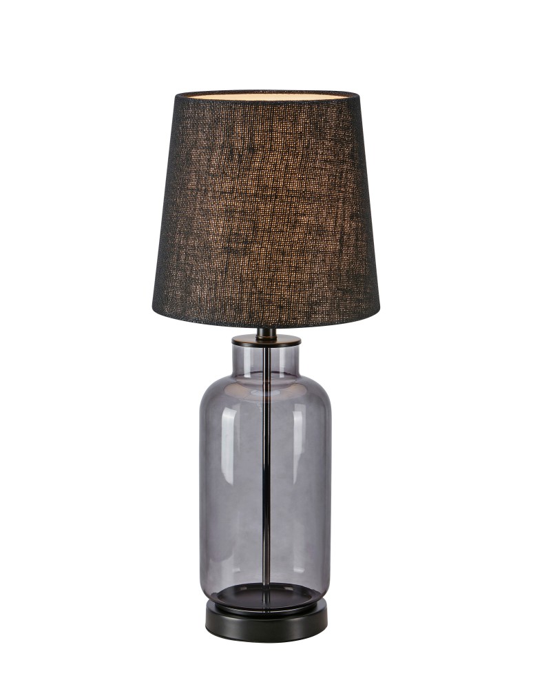 Classic table lamps - Markslojd COSTERO Table 1L 61.5cm Smoky/Black 108696 - product kolory-swiatla.pl 1