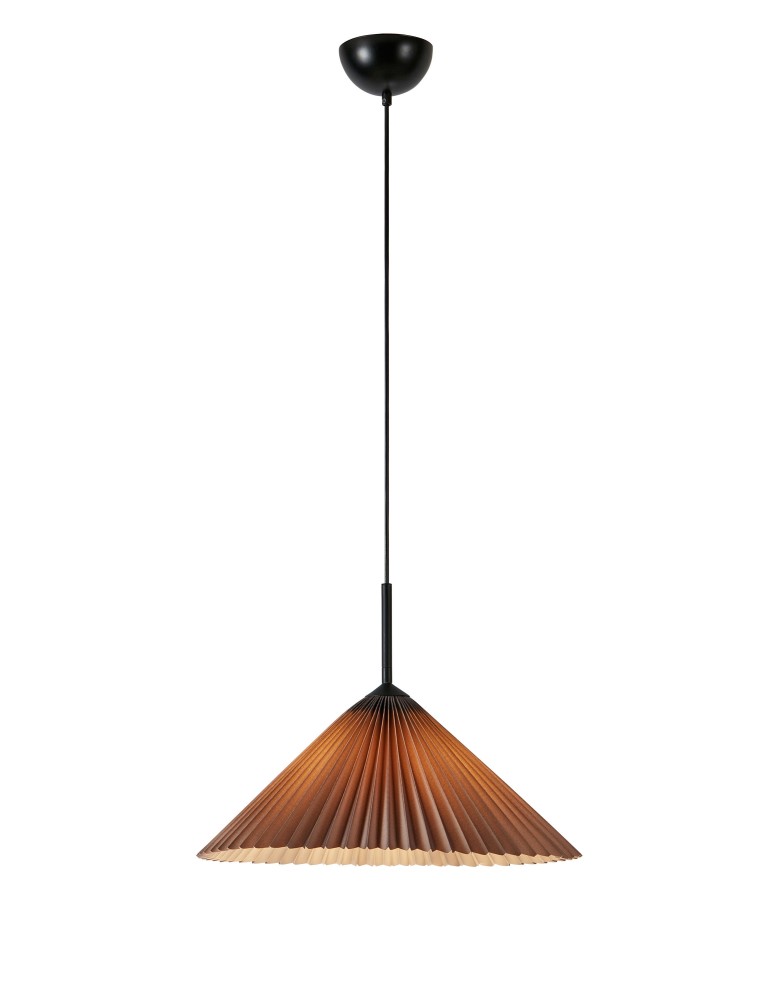 Scandinavian style pendant lamps - Markslojd PLISADO Hanging 1L 50cm Grey 108709 - product kolory-swiatla.pl 1