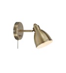 Scandinavian style wall lamps - Markslojd STORY Wall mounted 1L Antique 108714 - product 1