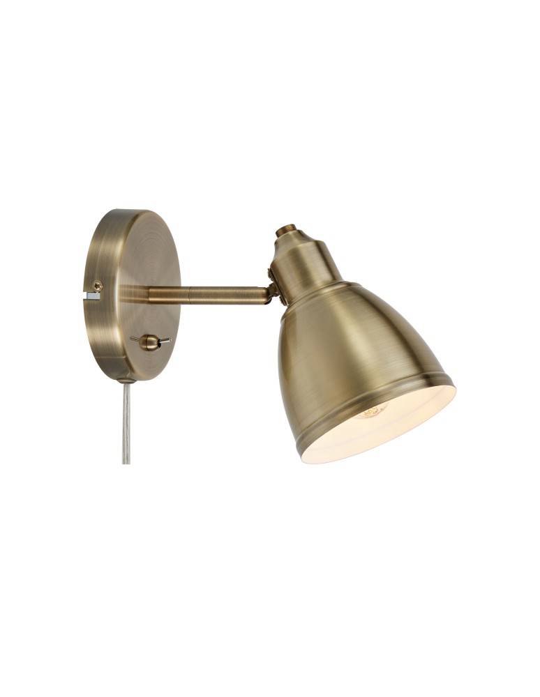 Scandinavian style wall lamps - Markslojd STORY Wall mounted 1L Antique 108714 - product kolory-swiatla.pl 1