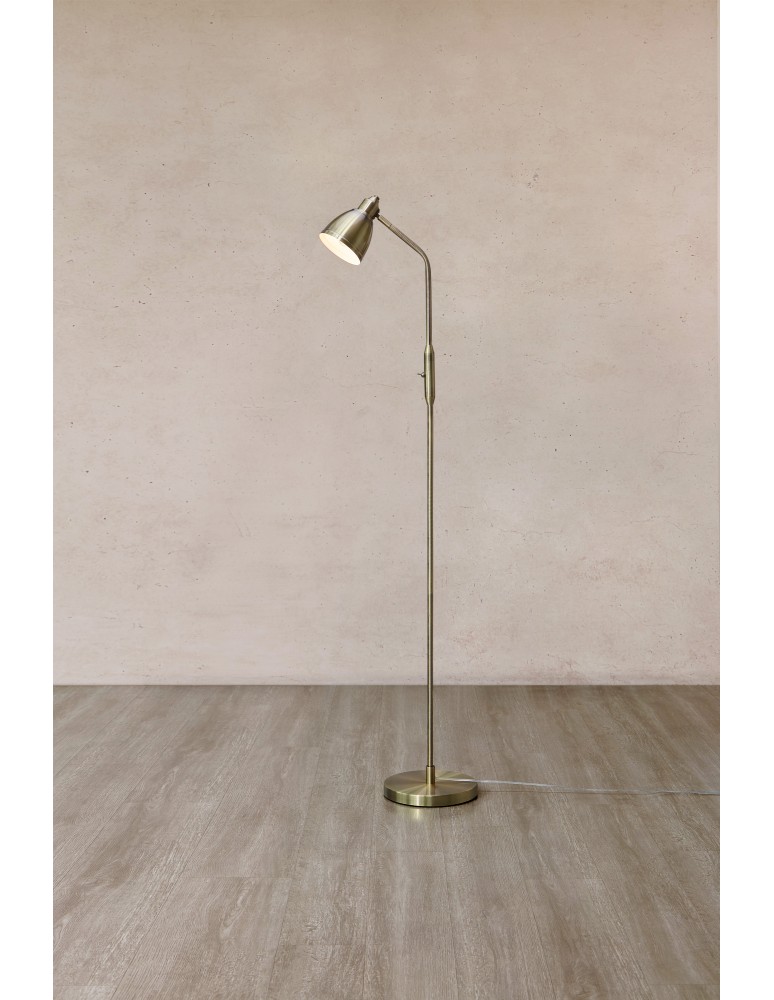 Floor lamps for reading - Markslojd STORY Floor 1L Antique 108715 - product kolory-swiatla.pl 2