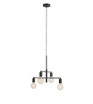 Scandinavian style pendant lamps - Markslojd CIELO Pendant 4L Sandblasted/Matte Black 108716 - product 1