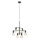 Scandinavian style pendant lamps - Markslojd CIELO Pendant 6L Sandblasted/Matte Black 108717 - product 1