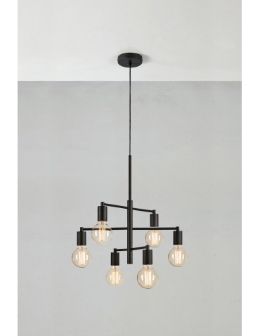 Markslojd CIELO Wisząca 6L Piaskowany/Matowy Czarny 108717 - produkt 2