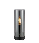 Scandinavian style table lamps - Markslojd POST Table 1L 9cm Black/Smoky 108718 - product 1