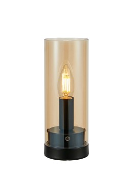 Markslojd POST Table 1L 9cm Black/Amber 108719